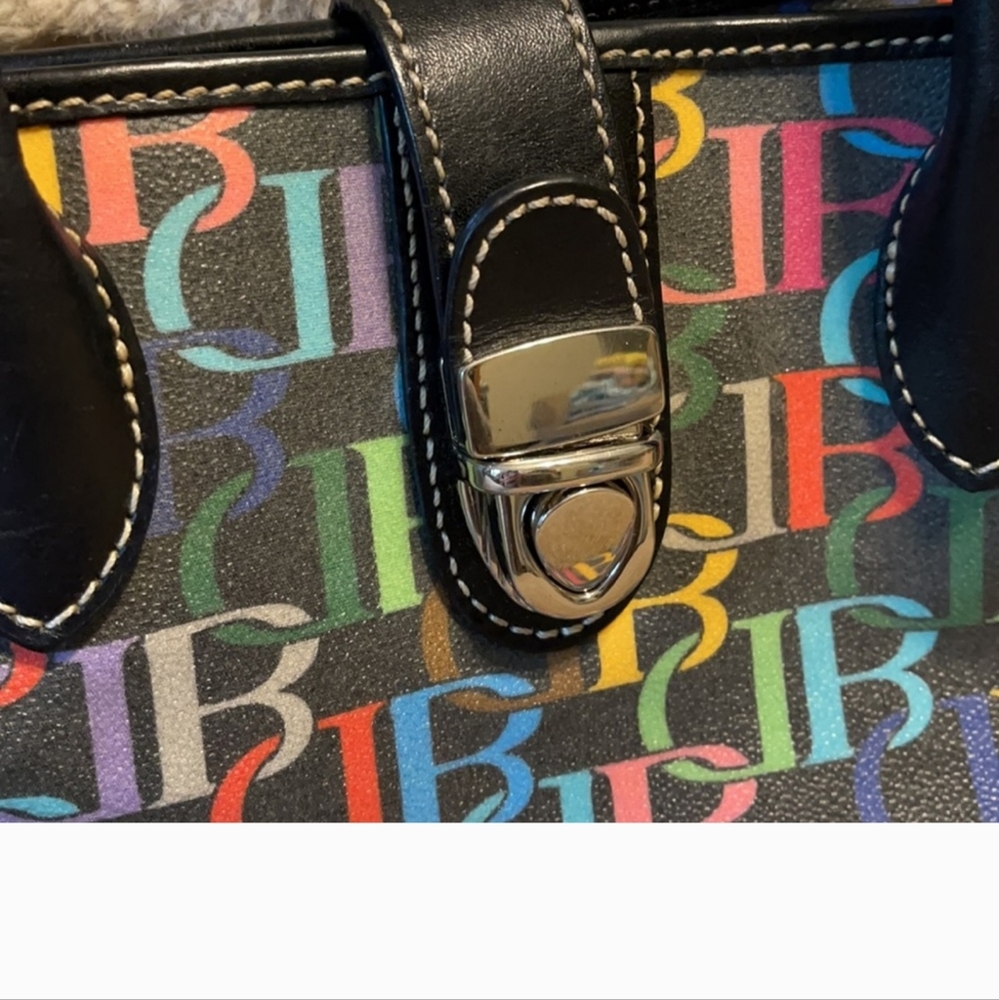 Dooney And Bourke Colorful Db Crossbody Purse Y2k… - image 3